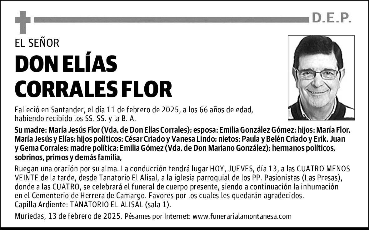 DON ELÍAS CORRALES FLOR