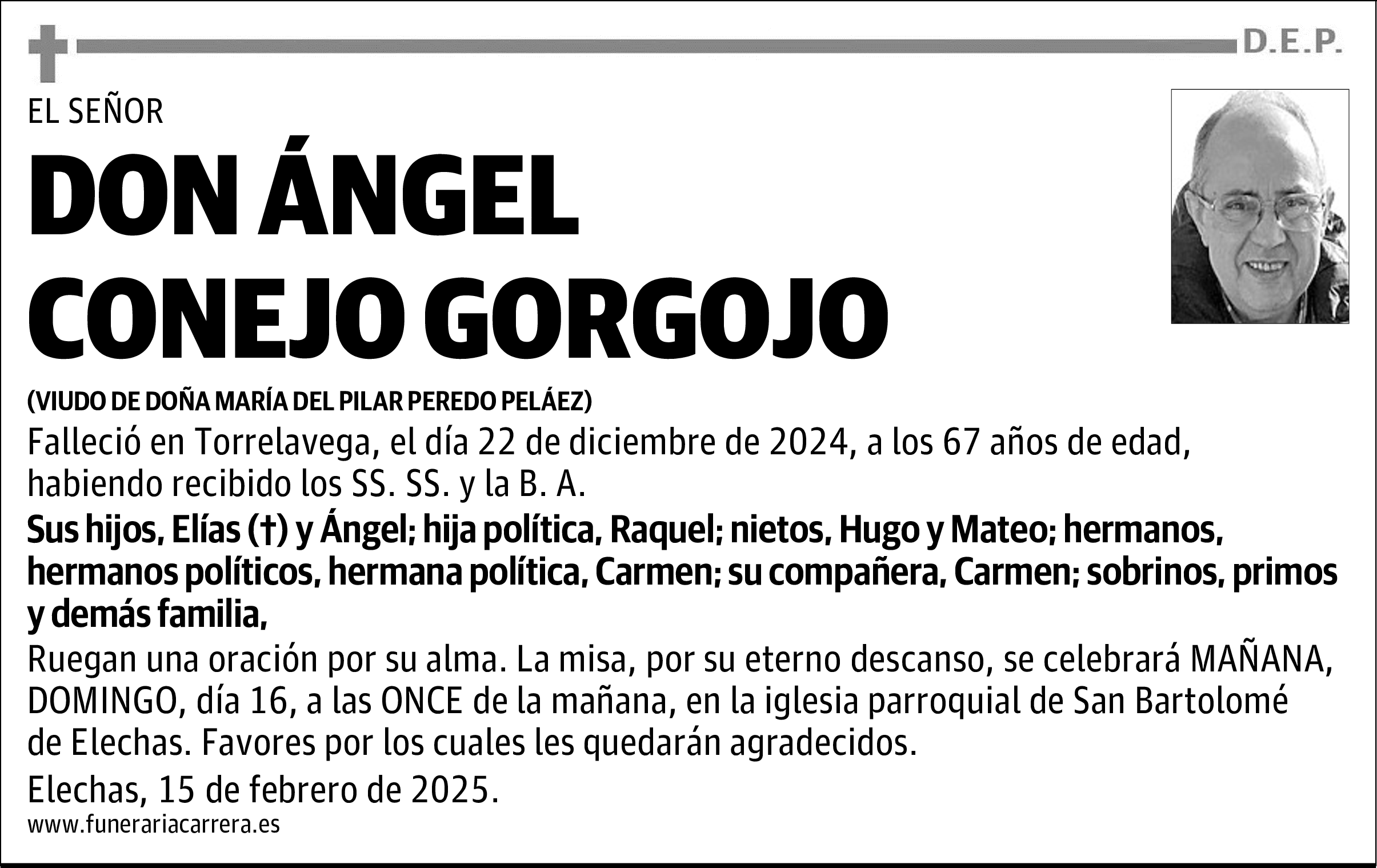 DON ÁNGEL CONEJO GORGOJO