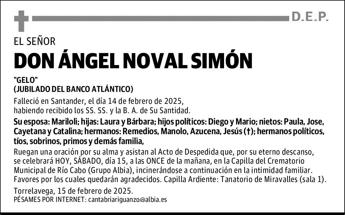 DON ÁNGEL NOVAL SIMÓN