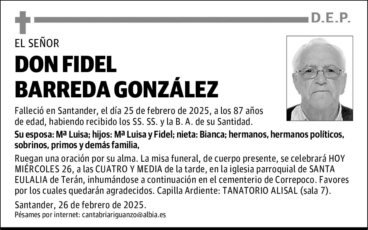 DON FIDEL BARREDA GONZÁLEZ