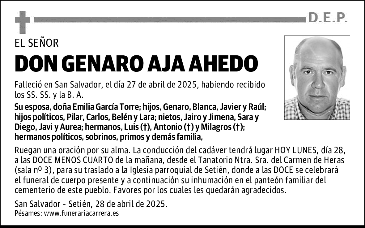 DON GENARO AJA AHEDO