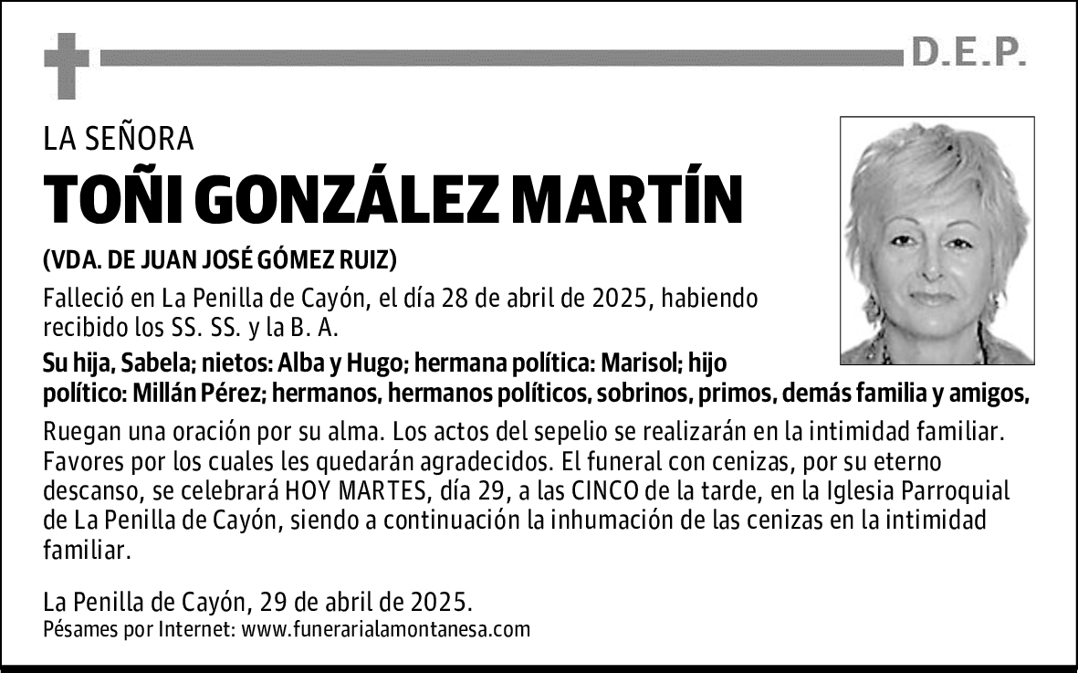 TOÑI GONZÁLEZ MARTÍN