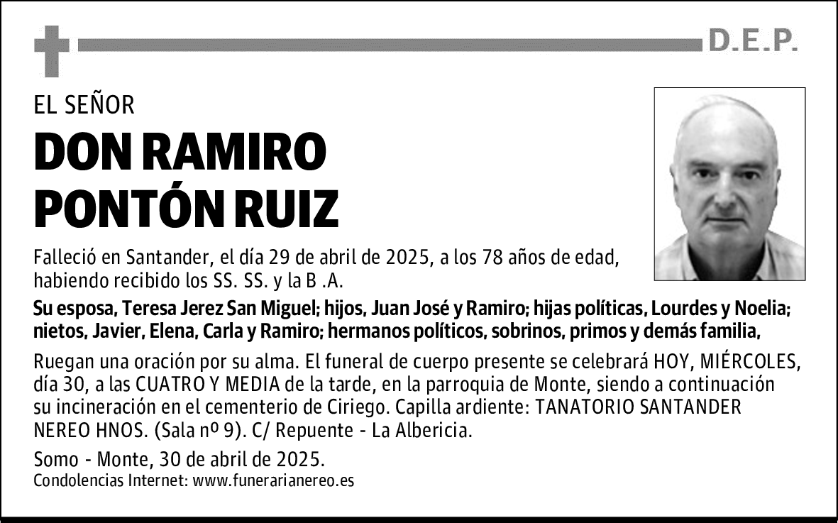 DON RAMIRO PONTÓN RUIZ