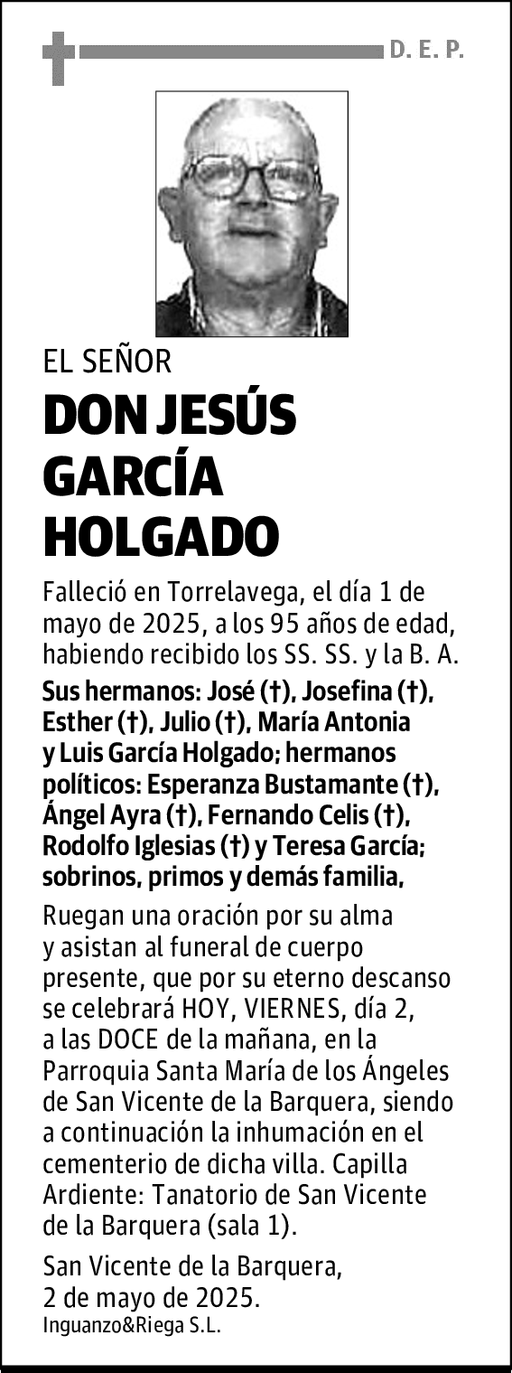 DON JESÚS GARCÍA HOLGADO