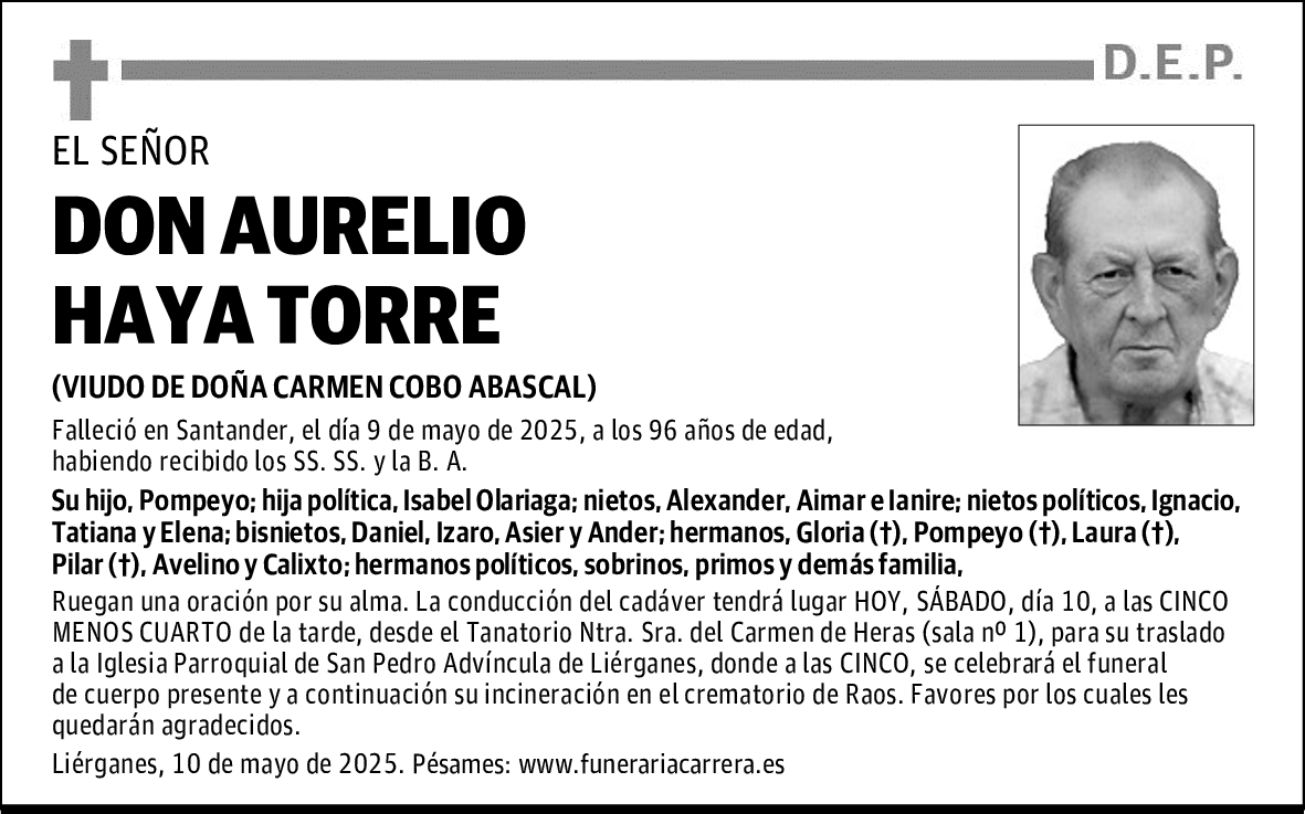DON AURELIO HAYA TORRE