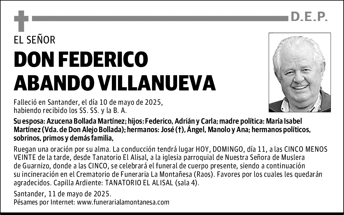 DON FEDERICO ABANDO VILLANUEVA