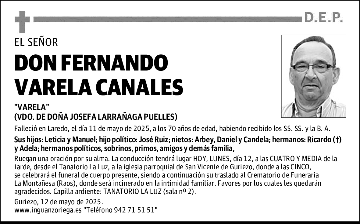 DON FERNANDO VARELA CANALES