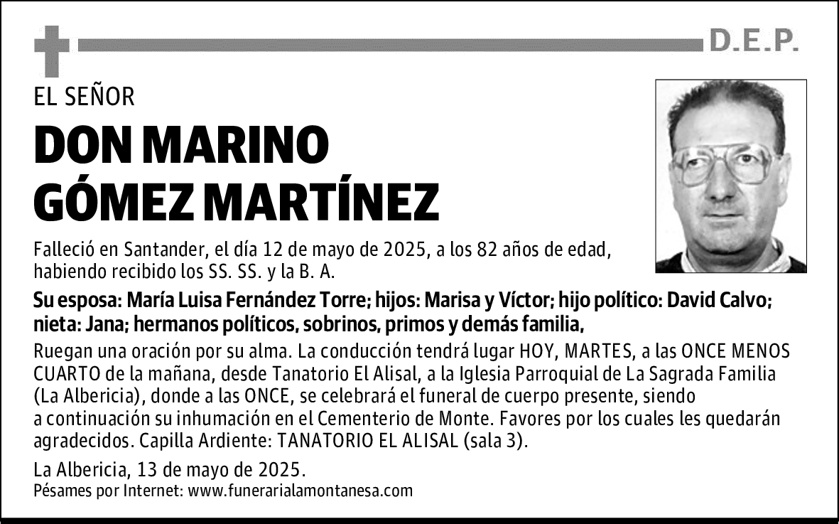 DON MARINO GÓMEZ MARTÍNEZ