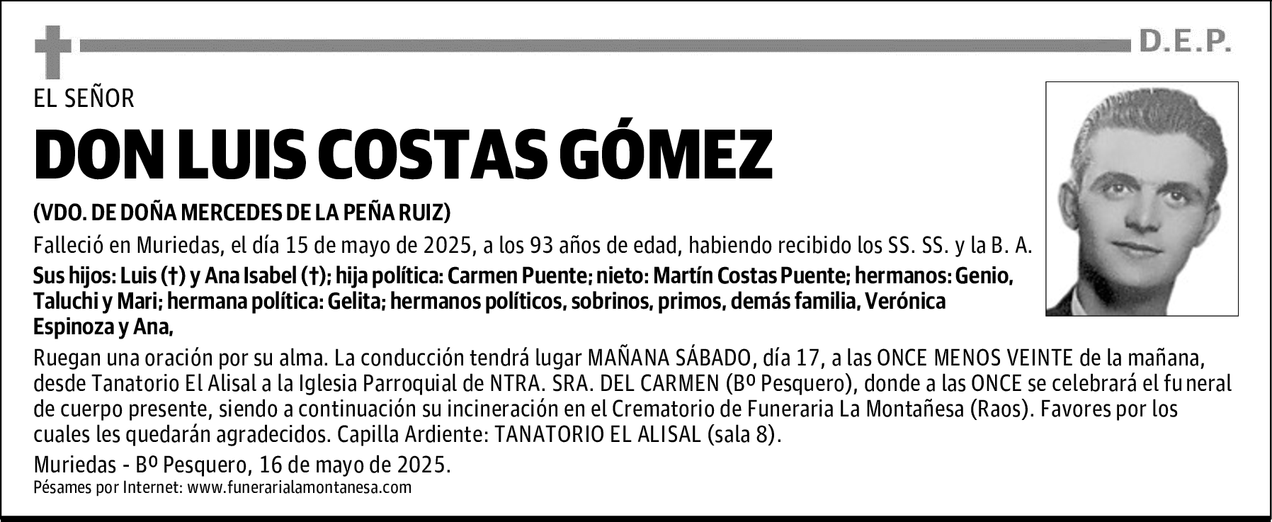 DON LUIS COSTAS GÓMEZ