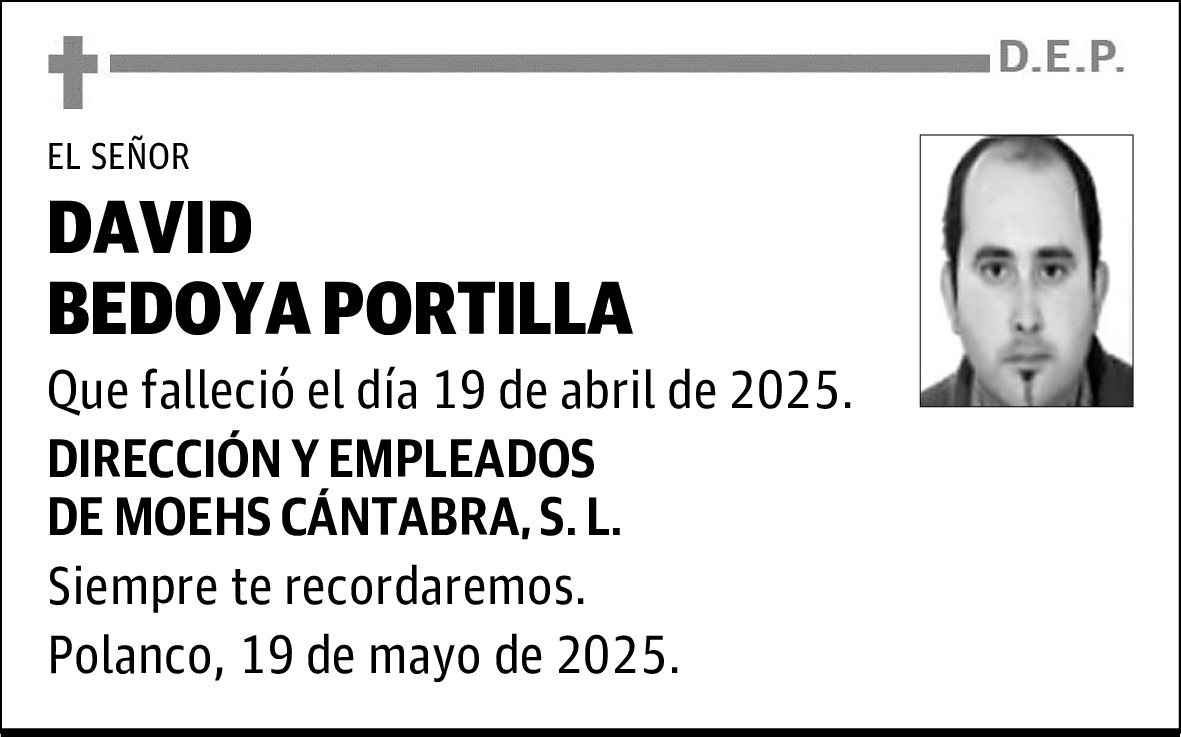 DAVID BEDOYA PORTILLA