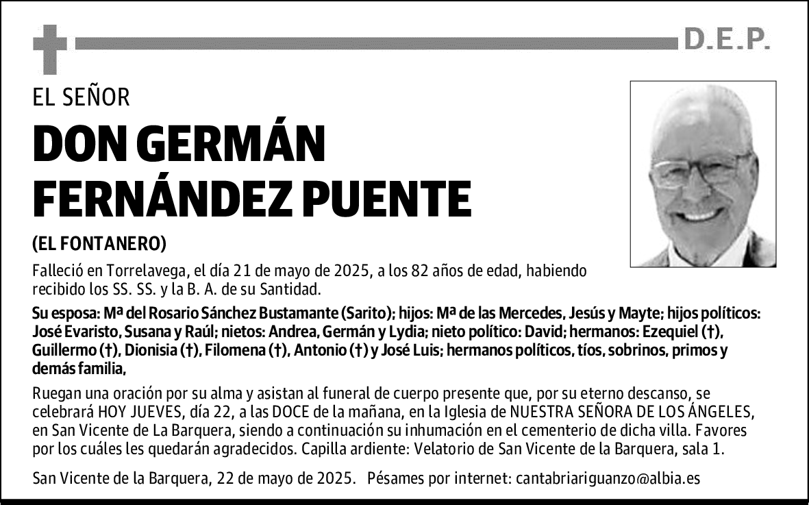 DON GERMÁN FERNÁNDEZ PUENTE