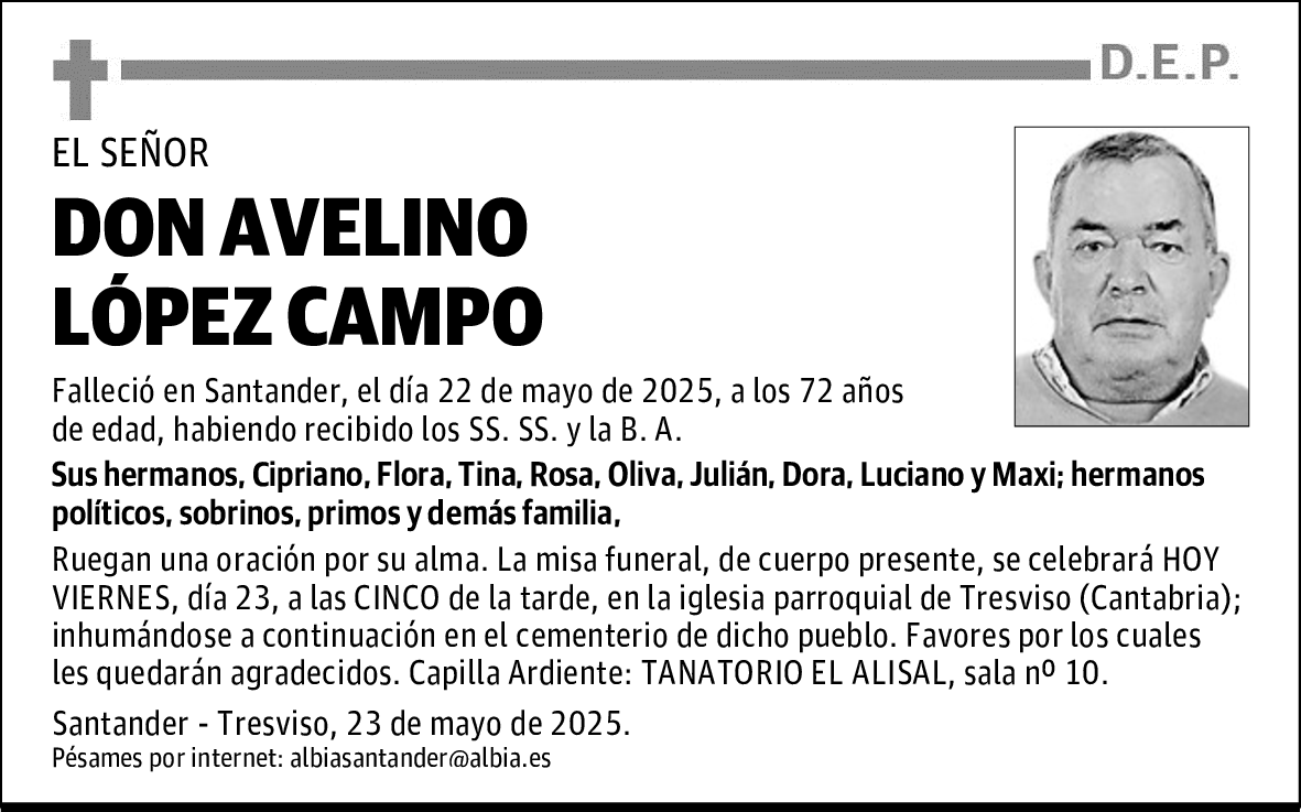DON AVELINO LÓPEZ CAMPO