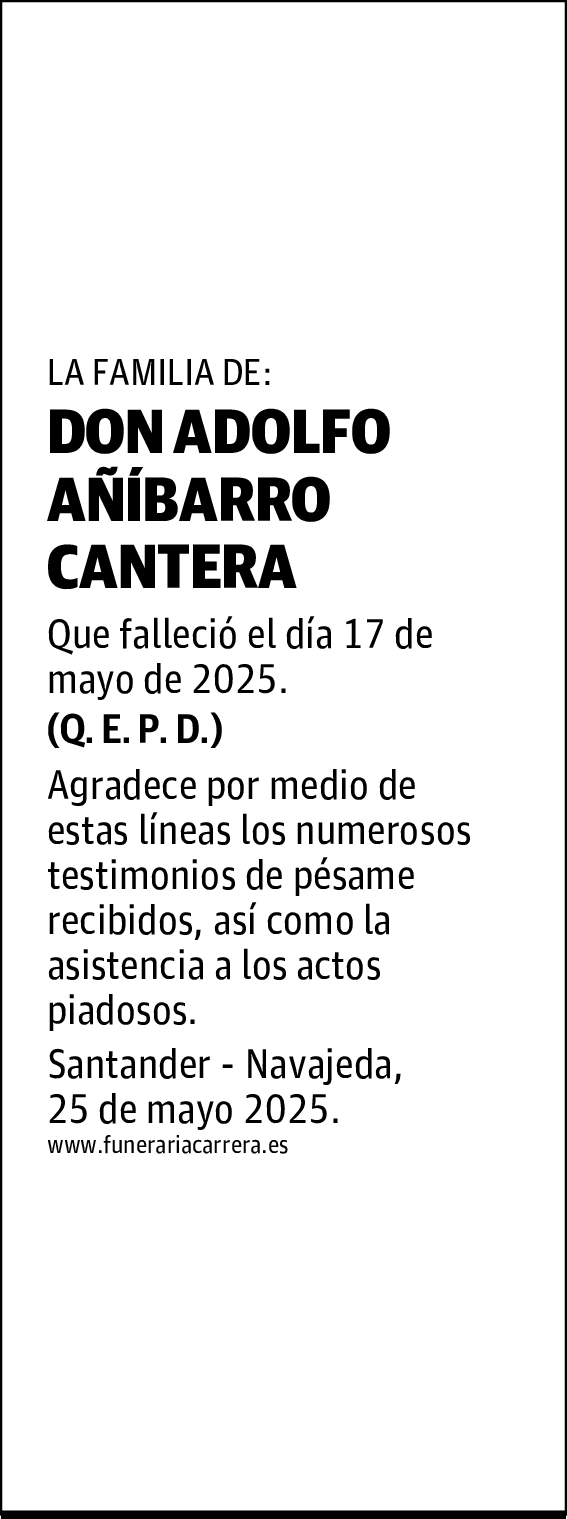 DON ADOLFO AÑIBARRO CANTERA