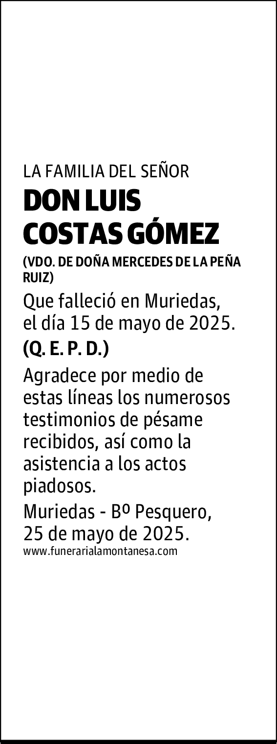 DON LUIS COSTAS GÓMEZ