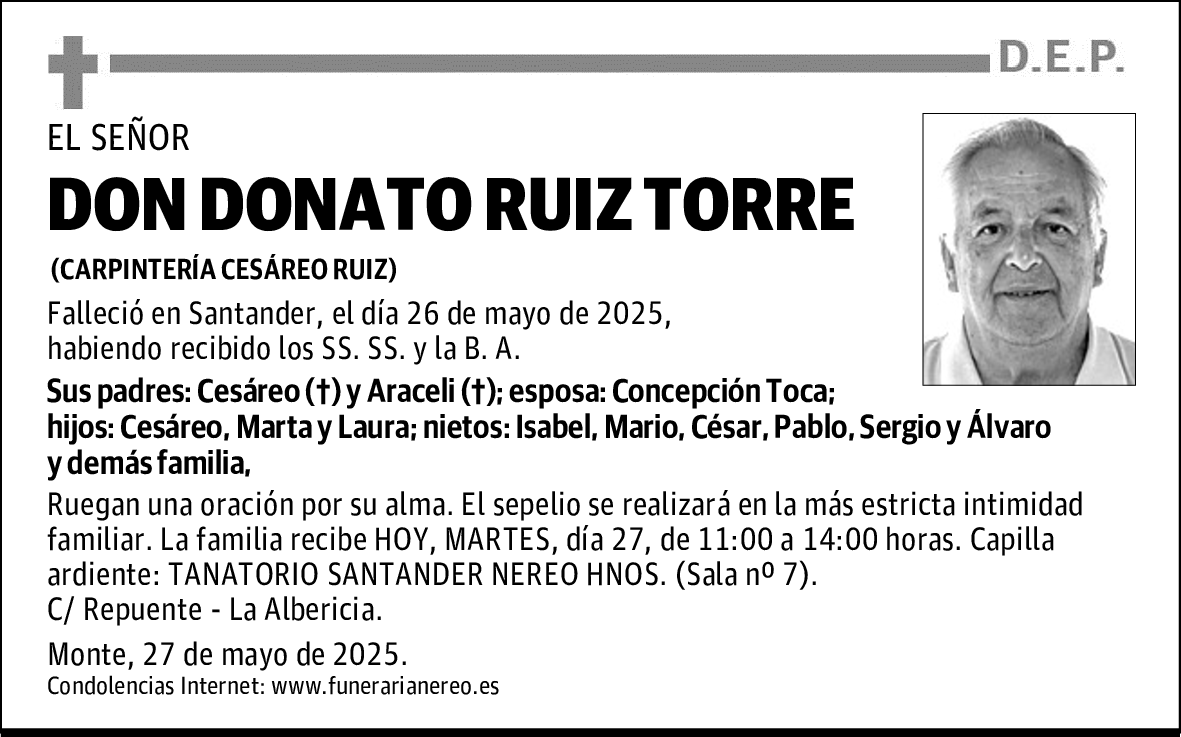 DON DONATO RUIZ TORRE