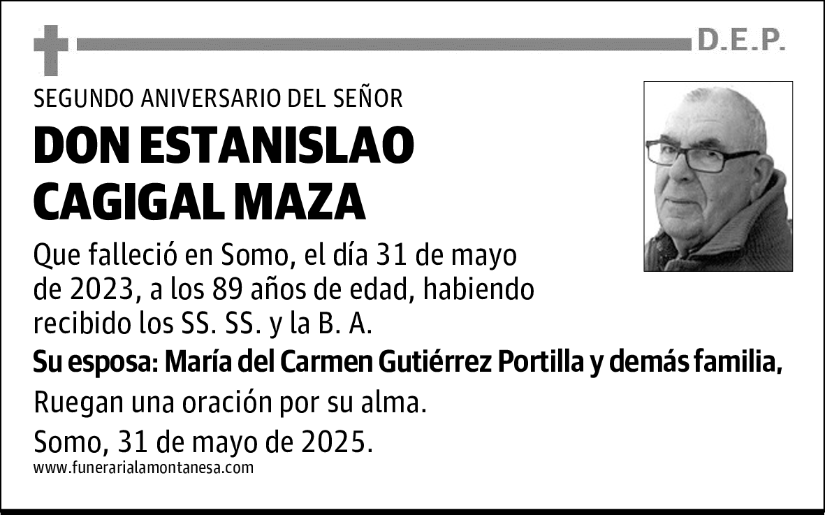 DON ESTANISLAO CAGIGAL MAZA