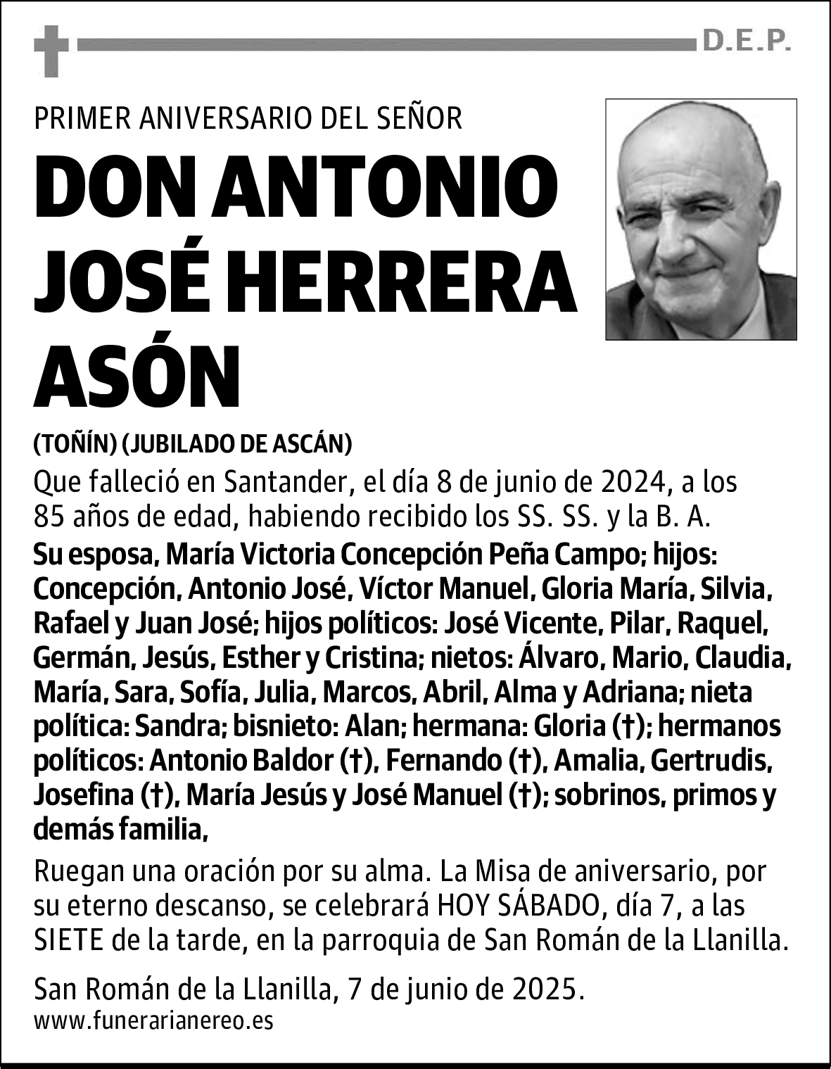 DON ANTONIO JOSÉ HERRERA ASÓN