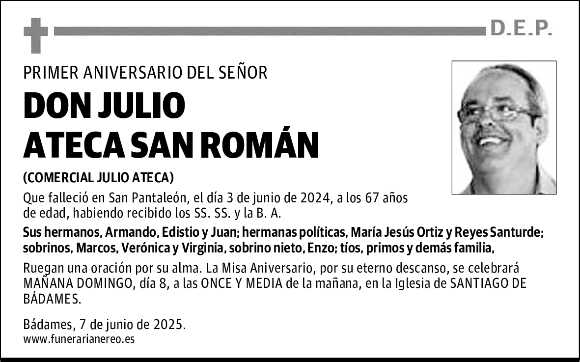 DON JULIO ATECA SAN ROMÁN