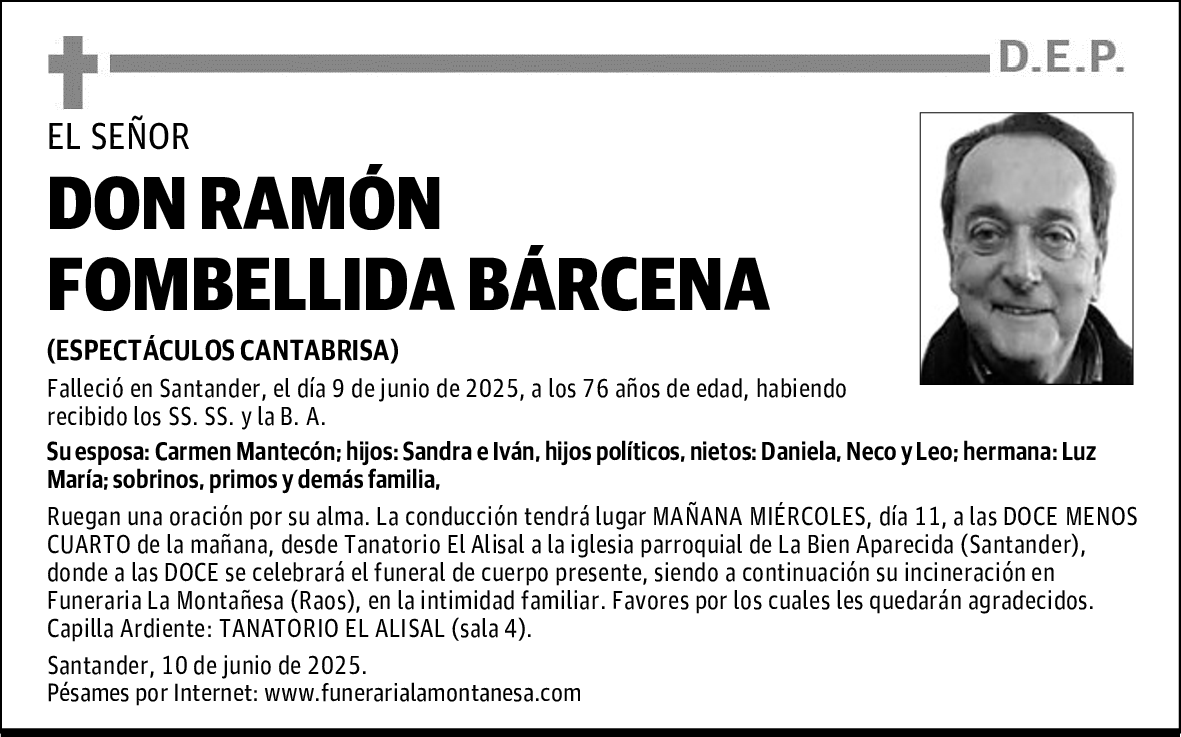 DON RAMÓN FOMBELLIDA BÁRCENA