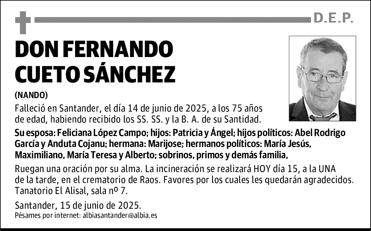 DON FERNANDO CUETO SÁNCHEZ