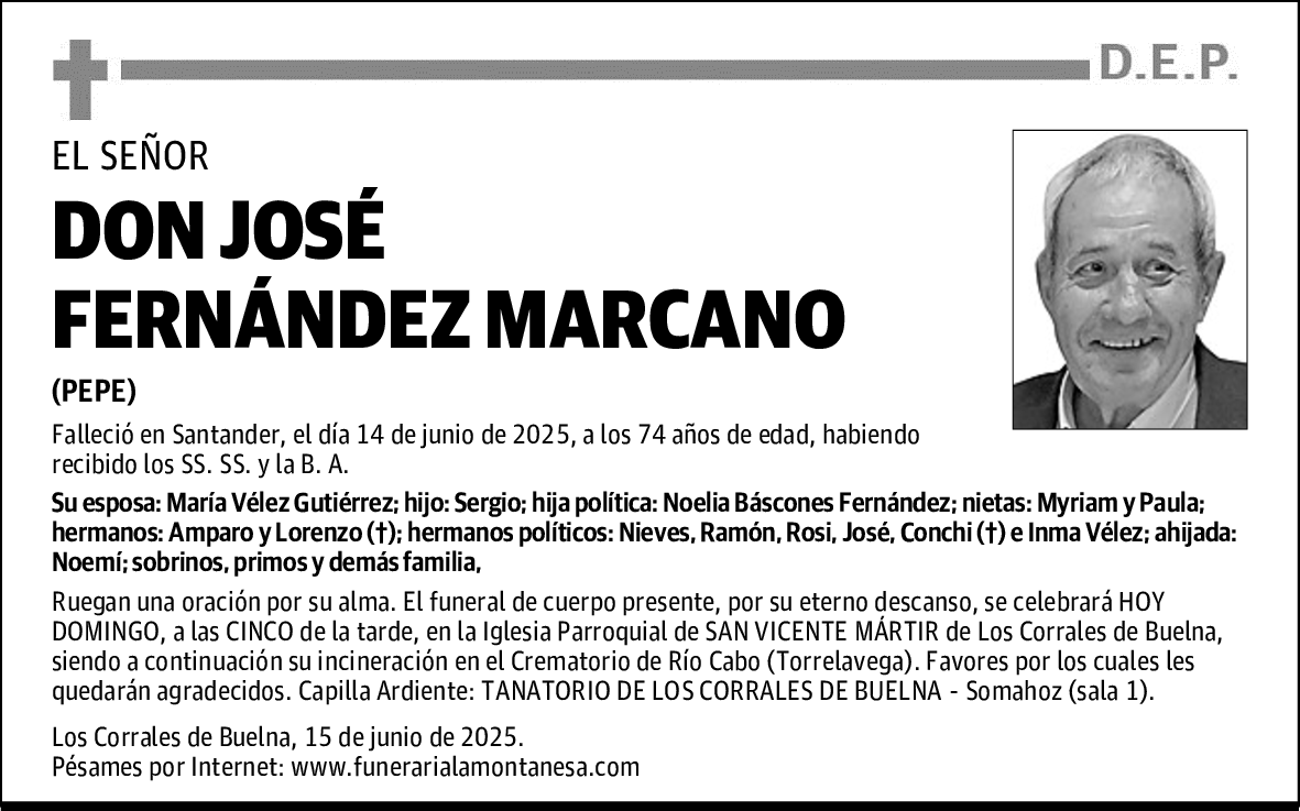DON JOSÉ FERNÁNDEZ MARCANO