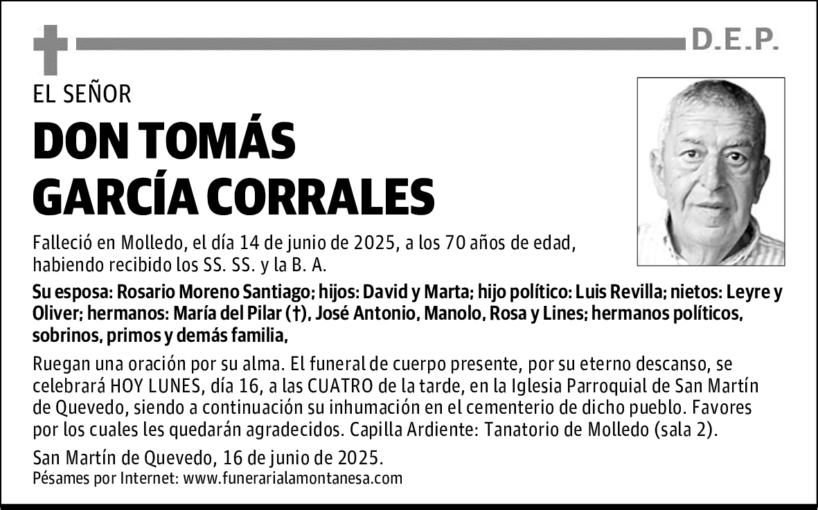 DON TOMÁS GARCÍA CORRALES