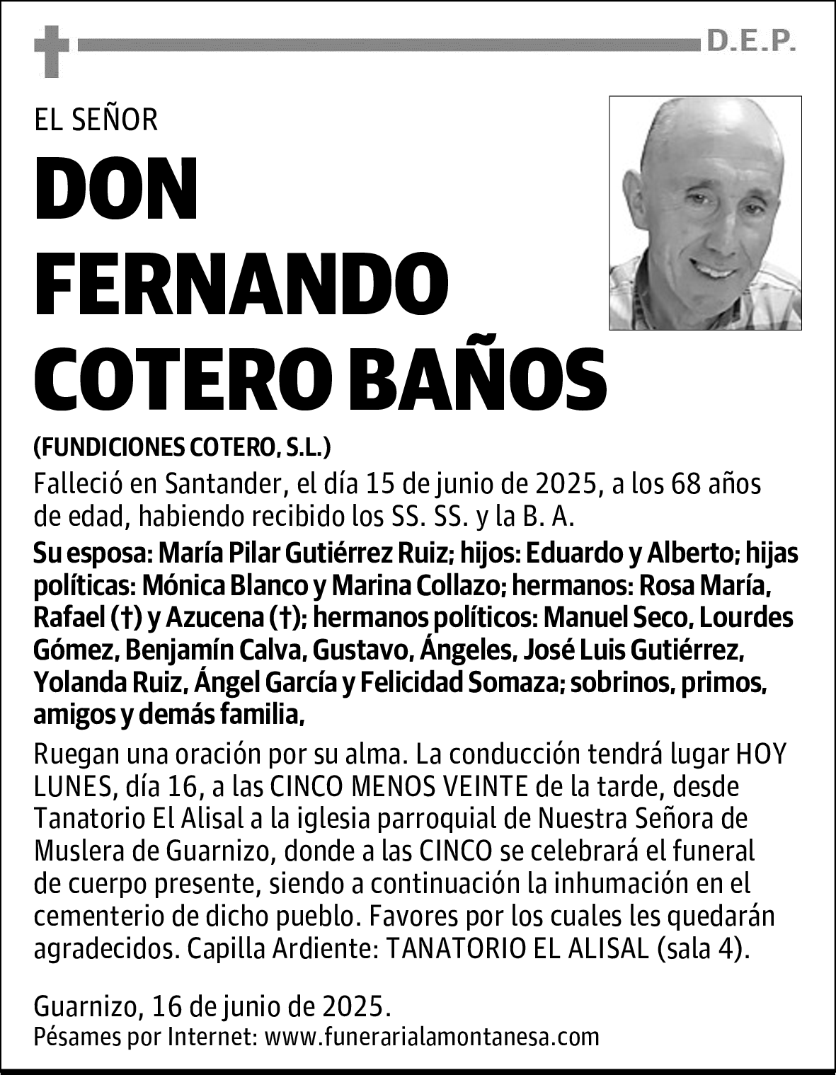 DON FERNANDO COTERO BAÑOS