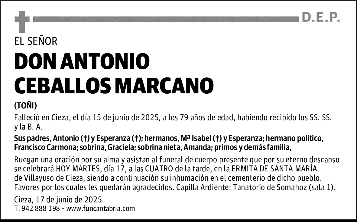 DON ANTONIO CEBALLOS MARCANO