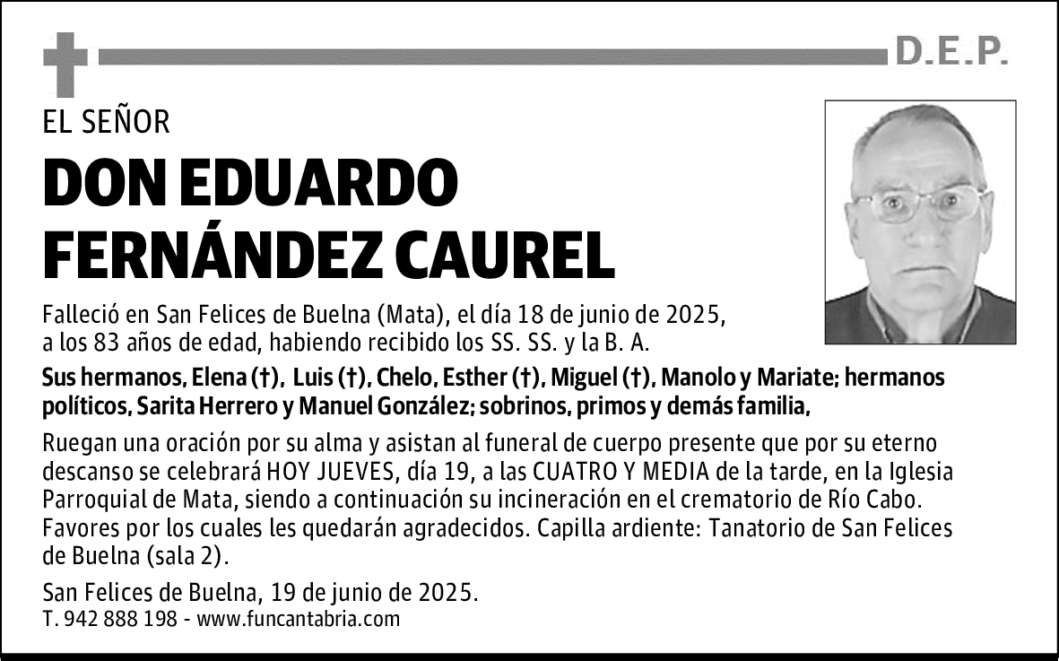 DON EDUARDO FERNÁNDEZ CAUREL