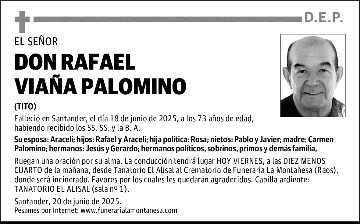 DON RAFAEL VIAÑA PALOMINO
