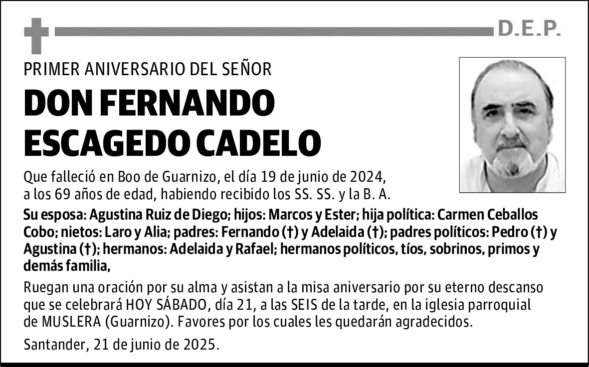 DON FERNANDO ESCAGEDO CADELO