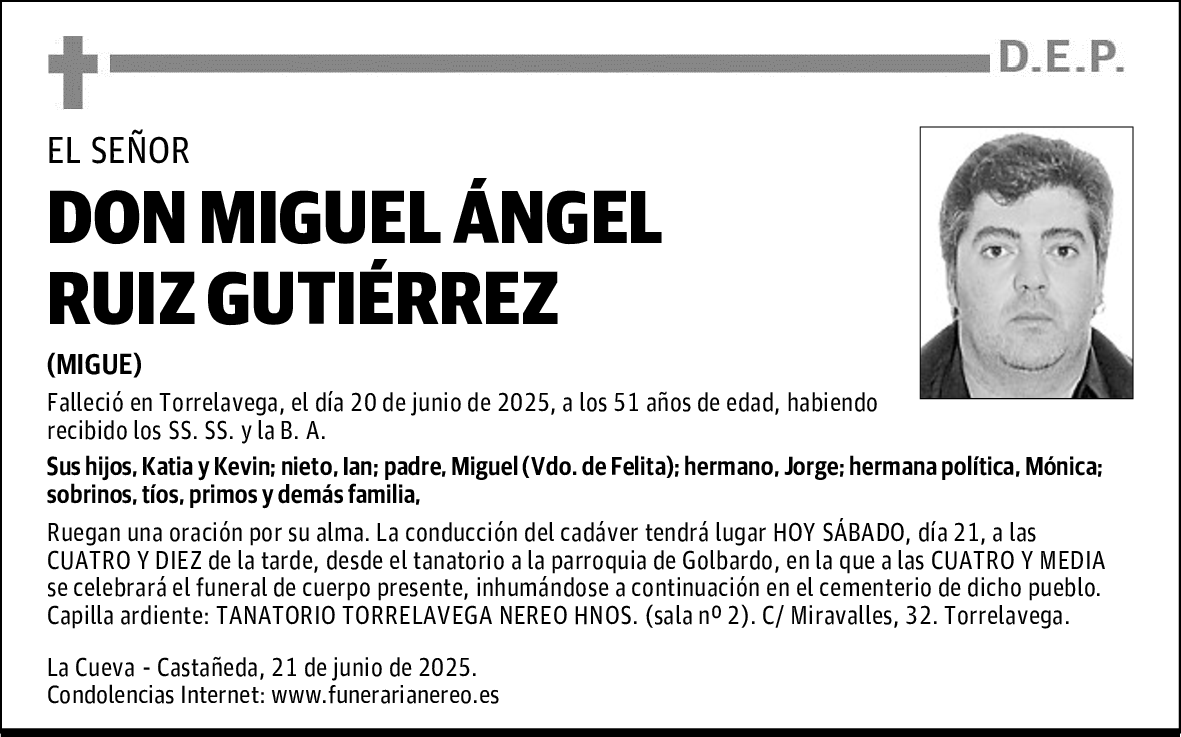 DON MIGUEL ÁNGEL RUIZ GUTIÉRREZ