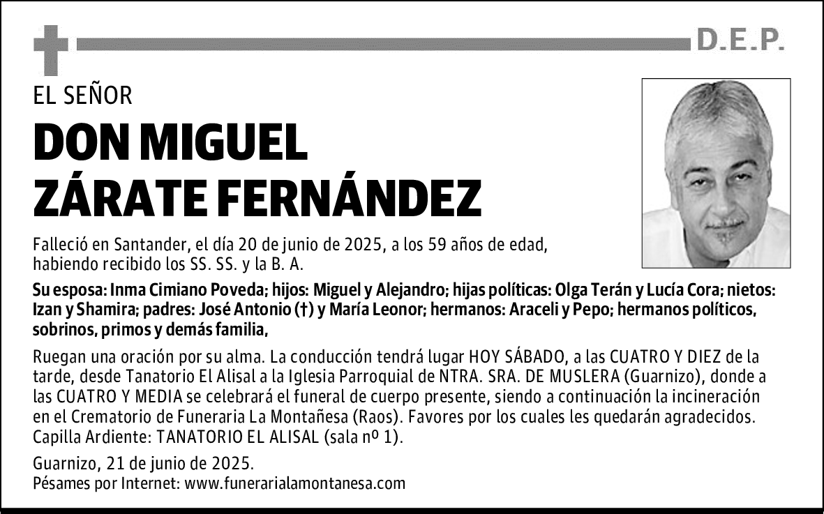 DON MIGUEL ZÁRATE FERNÁNDEZ