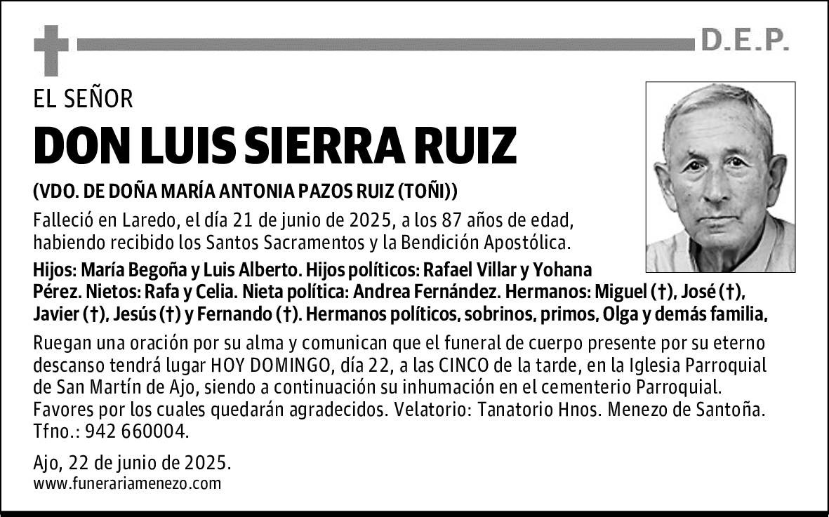 DON LUIS SIERRA RUIZ