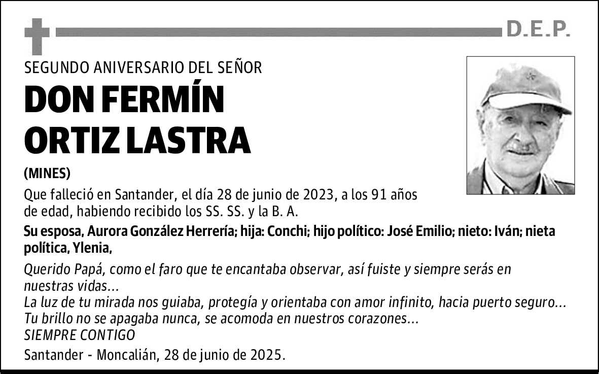 DON FERMÍN ORTIZ LASTRA