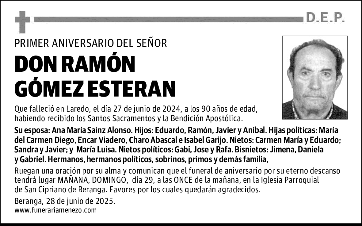 DON RAMÓN GÓMEZ ESTERAN
