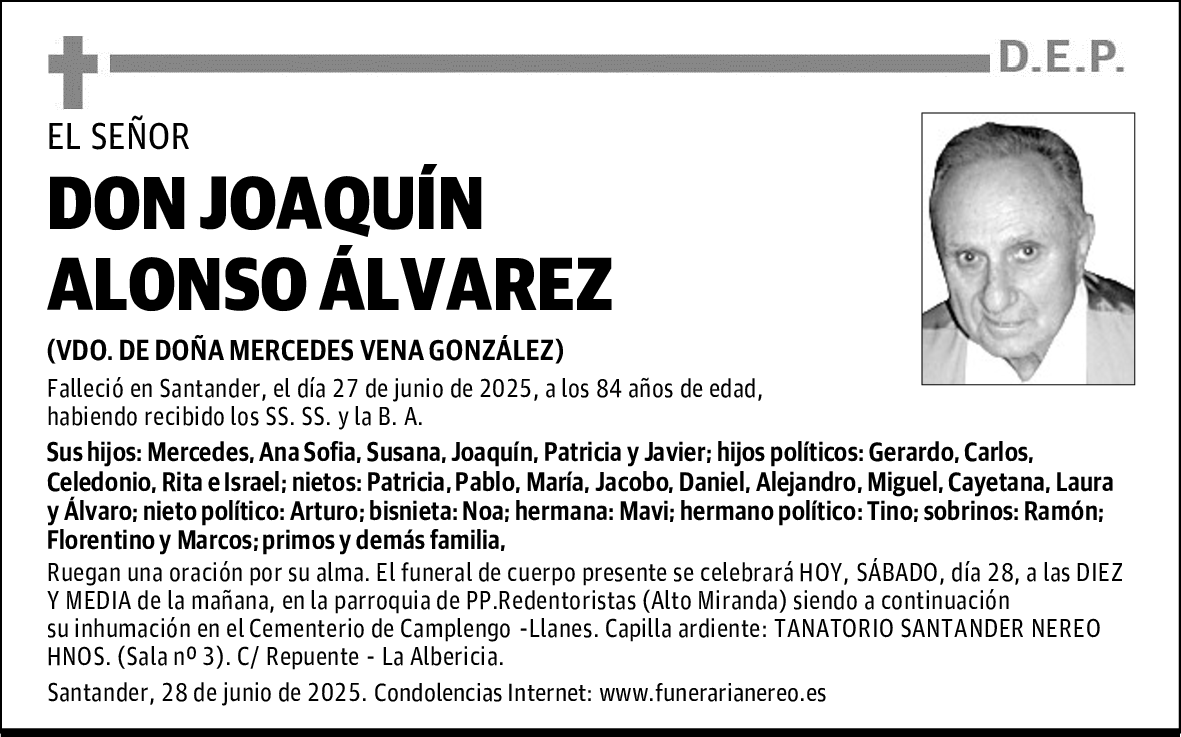 DON JOAQUÍN ALONSO ÁLVAREZ