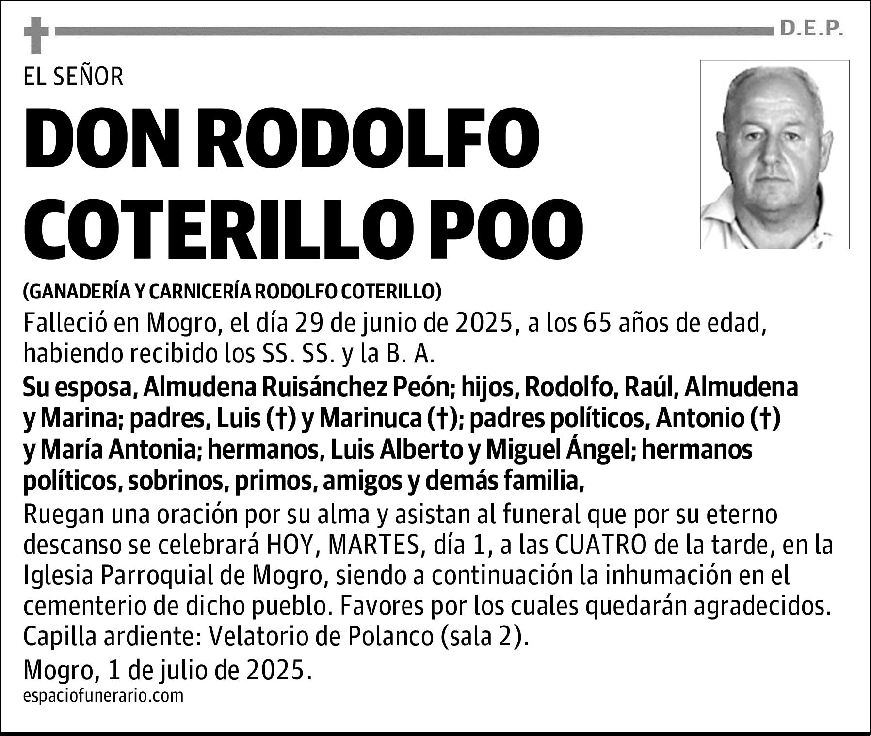 DON RODOLFO COTERILLO POO