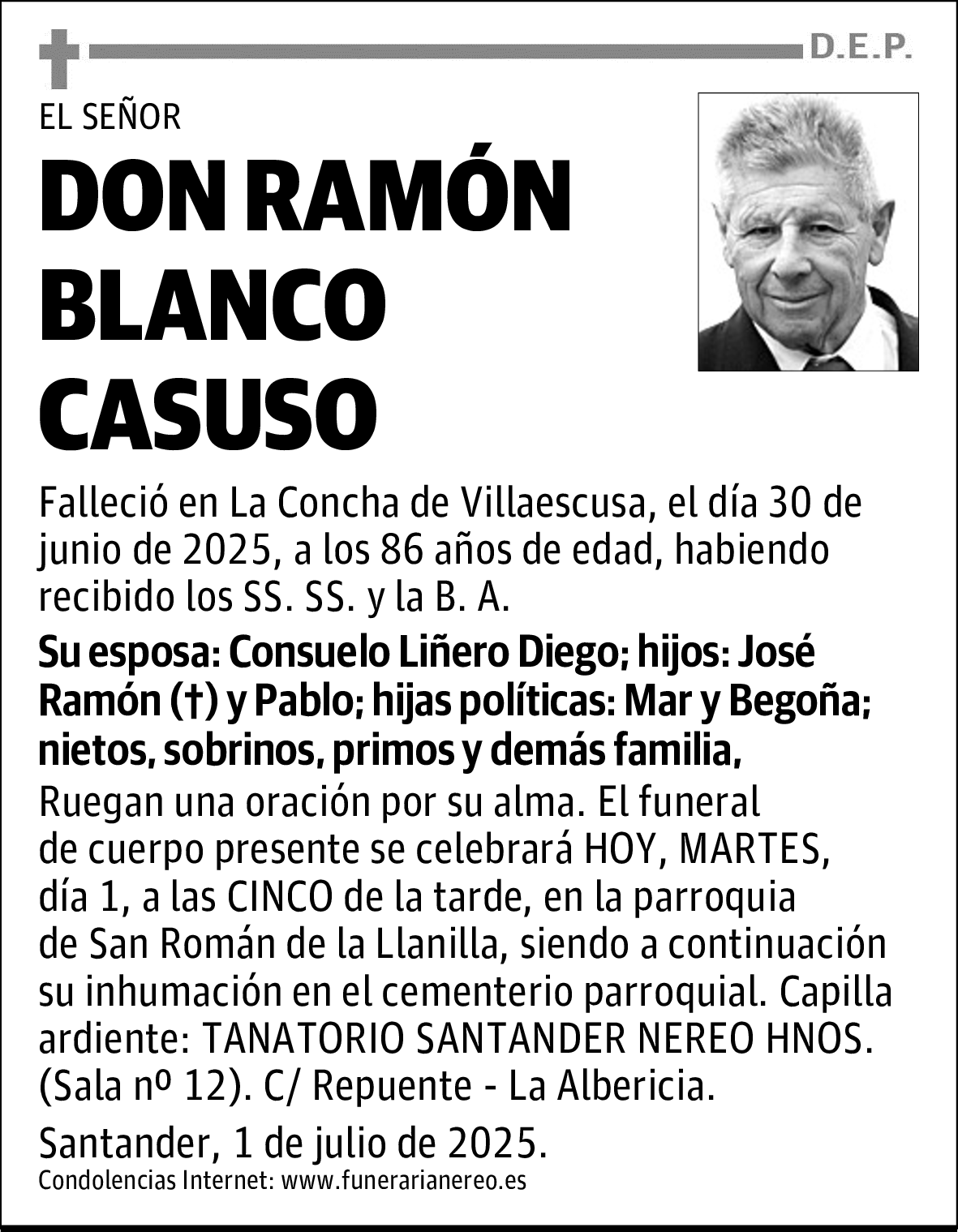 DON RAMÓN BLANCO CASUSO