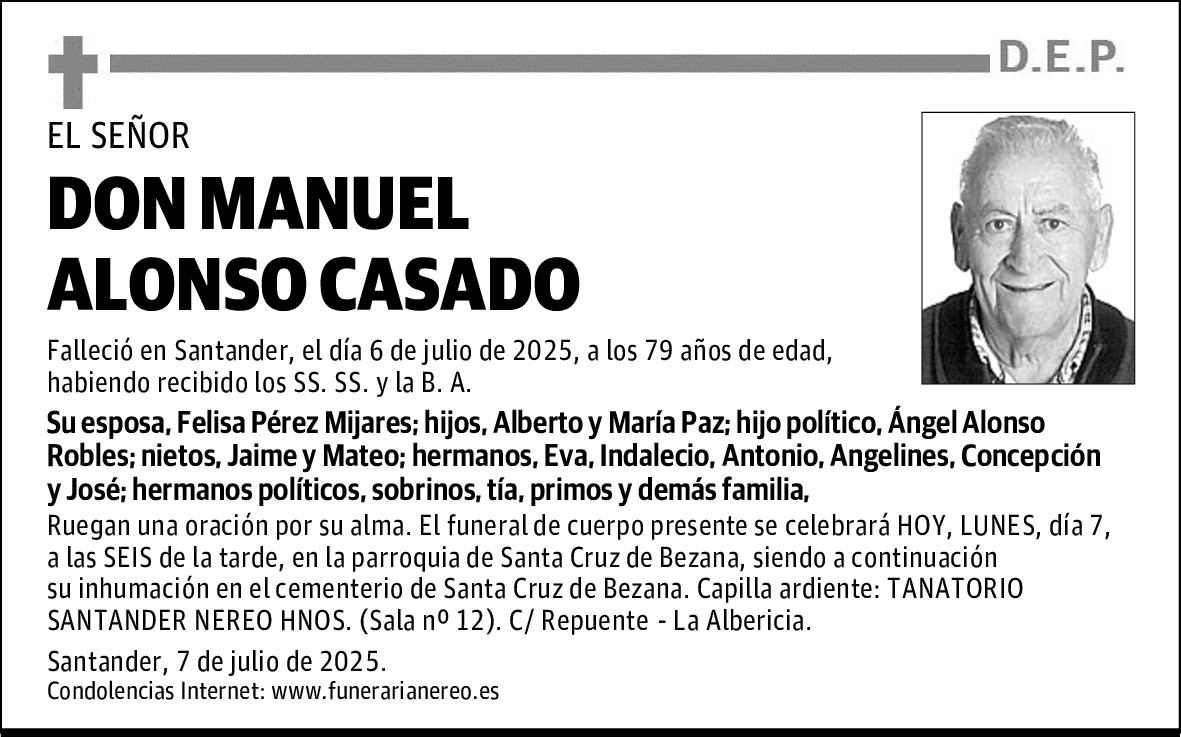 DON MANUEL ALONSO CASADO