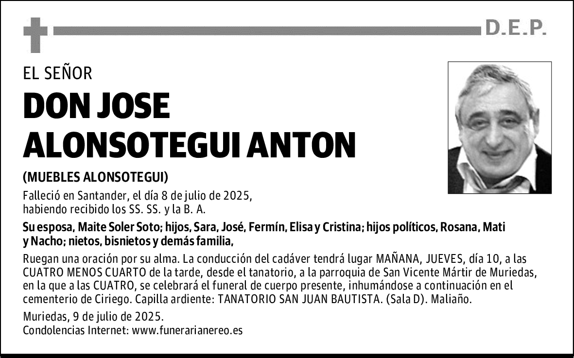 DON JOSE ALONSOTEGUI ANTON