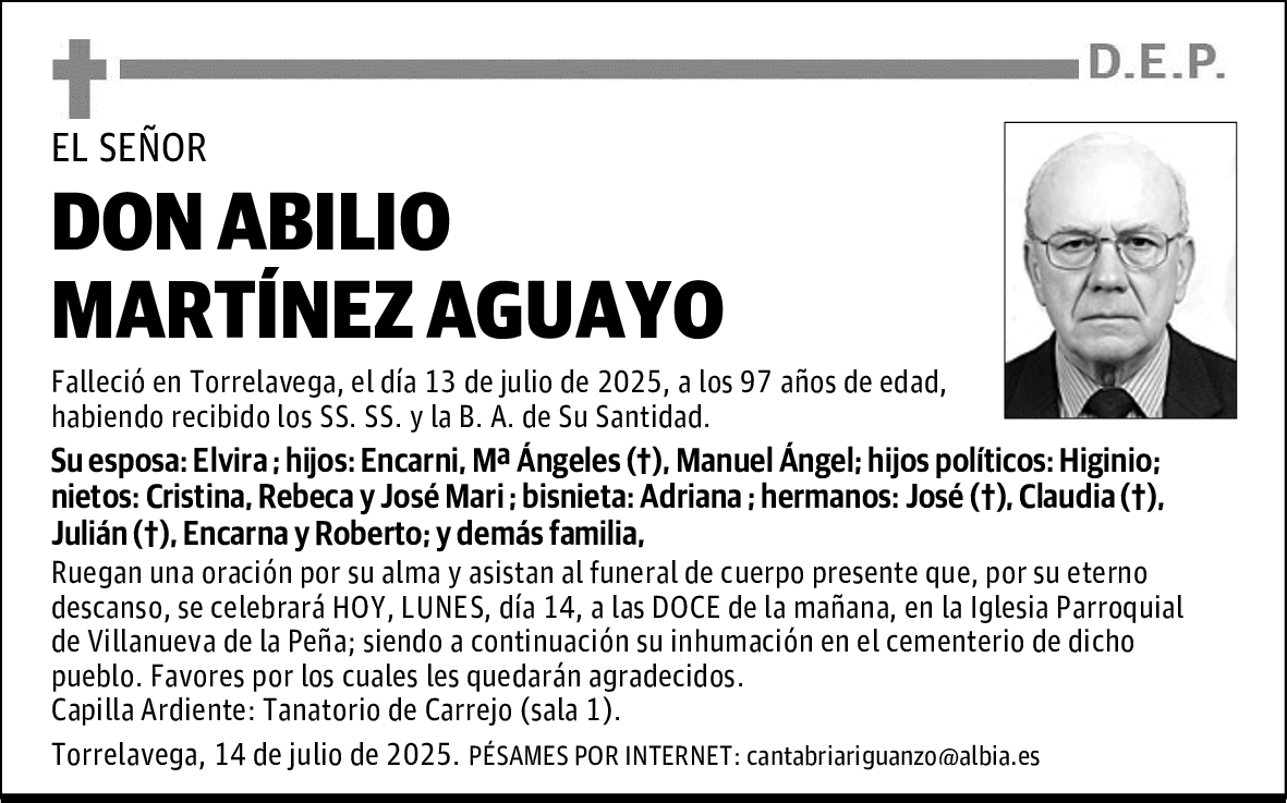 DON ABILIO MARTÍNEZ AGUAYO