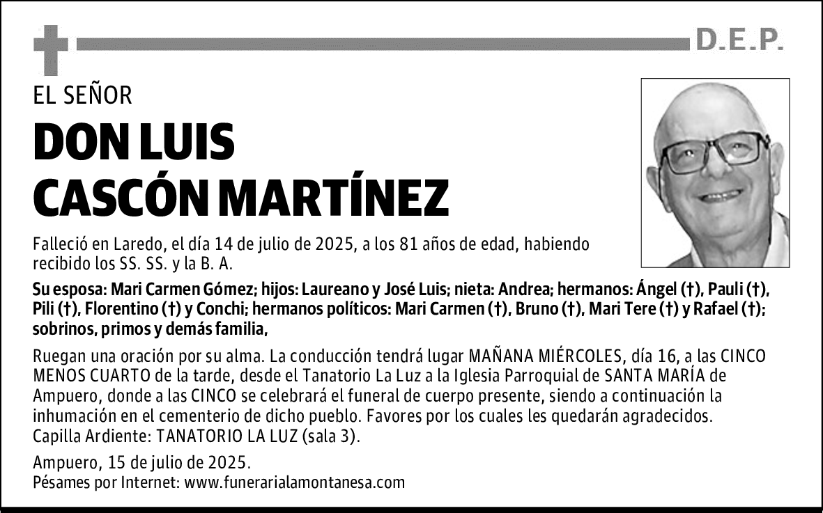 DON LUIS CASCÓN MARTÍNEZ