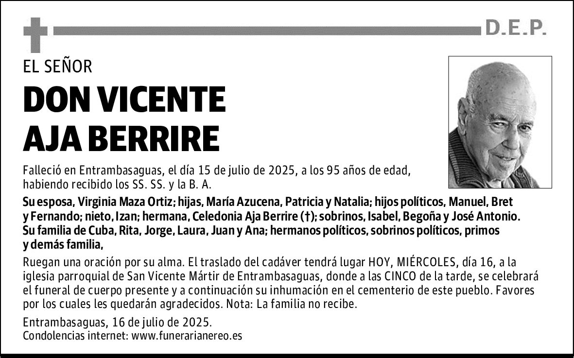 DON VICENTE AJA BERRIRE