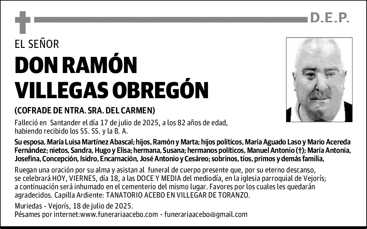 DON RAMÓN VILLEGAS OBREGÓN