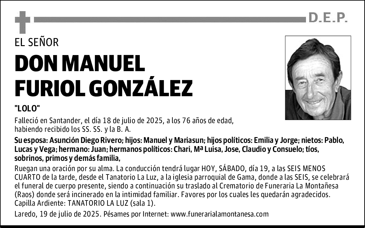 DON MANUEL FURIOL GONZÁLEZ