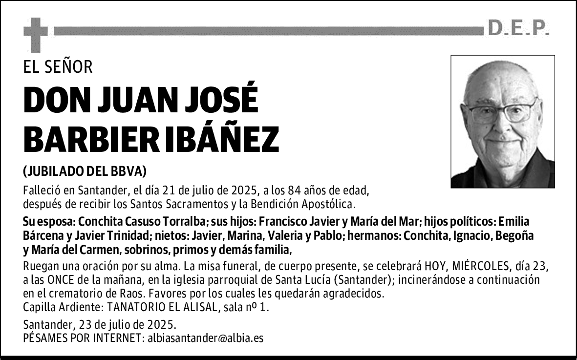 DON JUAN JOSÉ BARBIER IBÁÑEZ