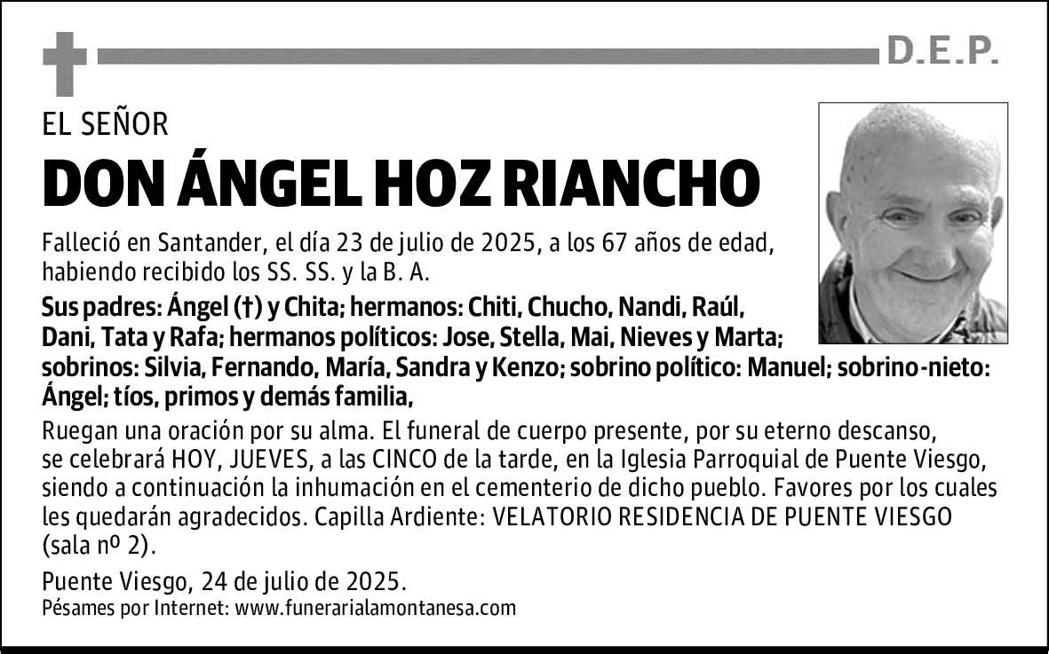 DON ÁNGEL HOZ RIANCHO