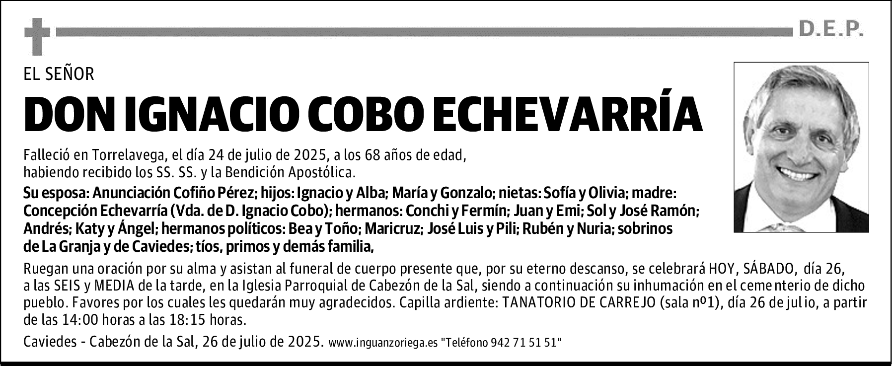 DON IGNACIO COBO ECHEVARRÍA