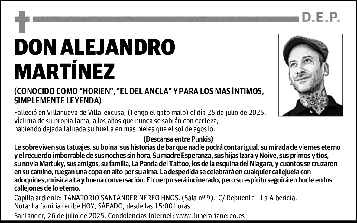 DON ALEJANDRO MARTÍNEZ